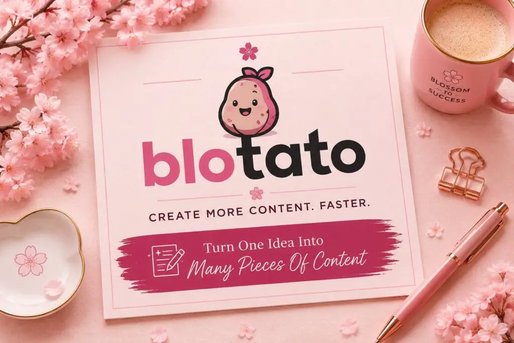 Blotato ai content creation platform for repurposing content, social media marketing, and creator workflows.