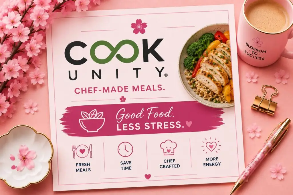 Cook unity chef-prepared meal delivery service offering fresh ready-to-eat meals.