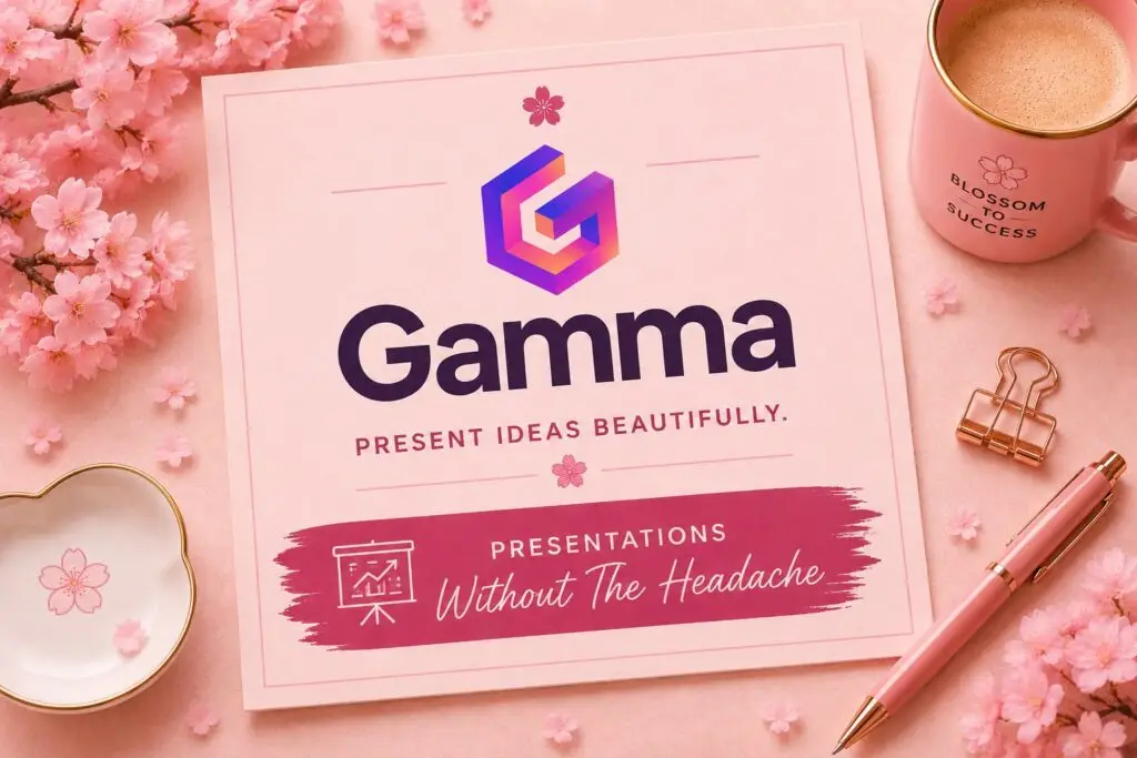 Gamma ai presentation platform for creating slide decks, proposals, and visual business content.
