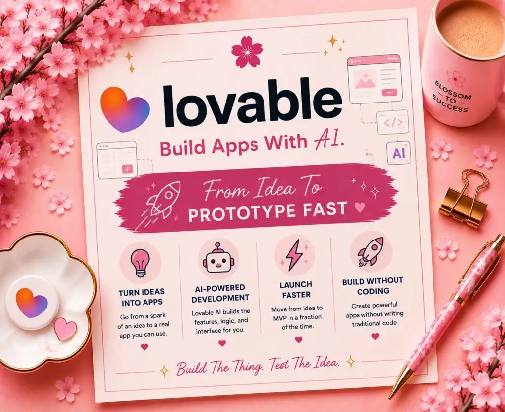 Lovable ai platform for building web apps, prototypes, saas products, and digital tools without traditional coding.